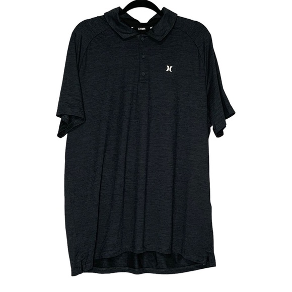 Men’s Hurley dark grey short sleeve‎ polo shirt. Size XXL - Picture 1 of 6